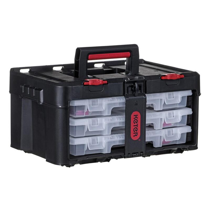 Cofre Tools With 3 Organizadores Stack N Roll