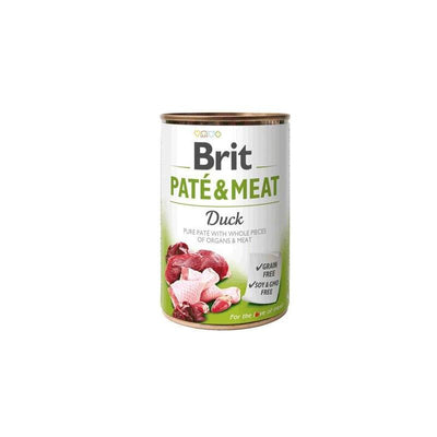 Brit Comida Húmeda Perros Pate&meat Adult Duck 400G — image 1