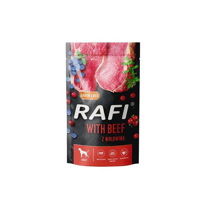 Dolina Noteci Comida Húmeda Perros Rafi With Beef 500G