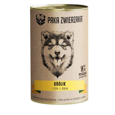 Paka Zwierzaka Comida Húmeda Perros Rabbit And Boar With Pumpkin 400G — image 1