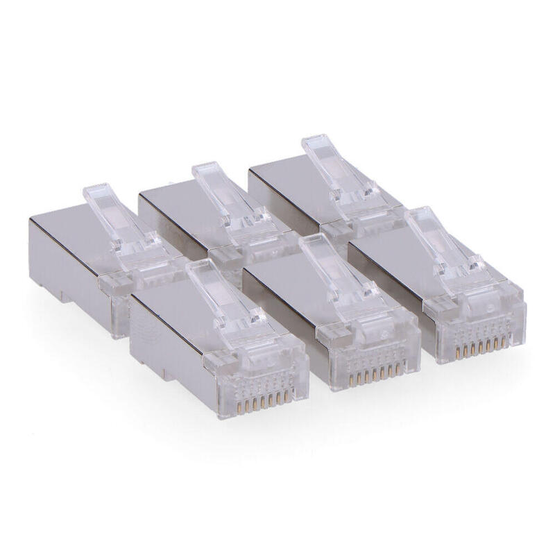 Connector RJ45 Male FTP CAT.5E Blindado ( Bag 6 U)