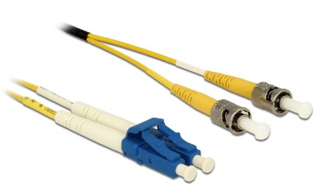 Delock Cable Fibre Optic Lc Duplex a St Duplex Singlemode OS2 10M