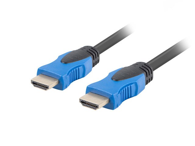 Lanberg HDMI Cable CA-HDMI-20CU-0075-BK Connectors Male/Male Chapados Oro Resolution Up To 3840*2160 7.5 Metre