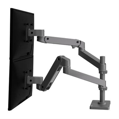 Ergotron Lx Pro Kit Assembly Arm Stackable Double Modular 2 Screens LCD Aluminium Grey Oscuro Size Screen Hast — image 1