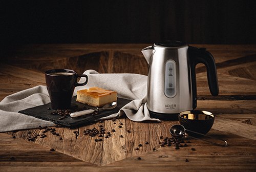 Adler Kettle Eléctrico Ad 1273 1200W 1L Colour Silver
