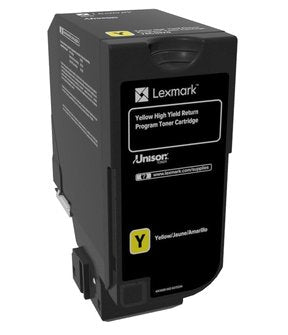 Lexmark CX725 Cartridge Toner Yellow High Yield Retornable