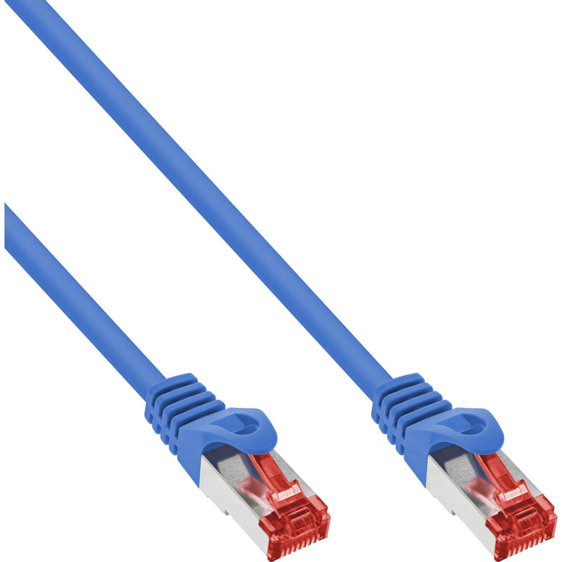 Inline 100 Pieces Bulk-pack Network Cable S/FTP Pimf CAT.6 250MHZ Pvc Cobre Blue 0.5M