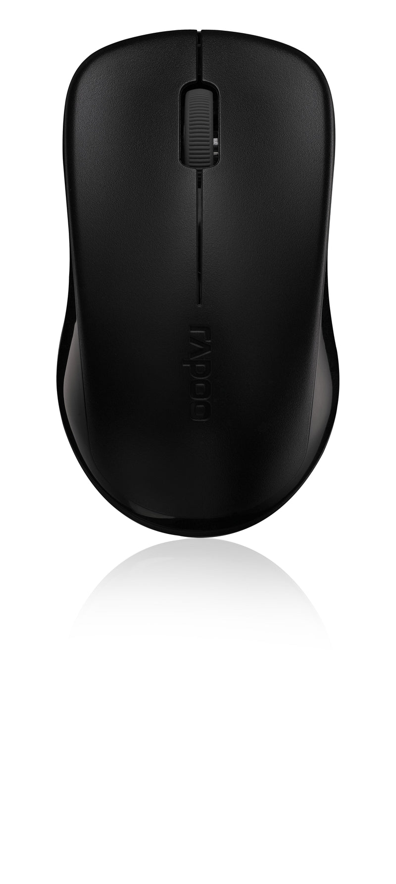 Rapoo Mouse Wireless 1620 2.4GHZ 3 Buttons 1000 DPI Colour Black