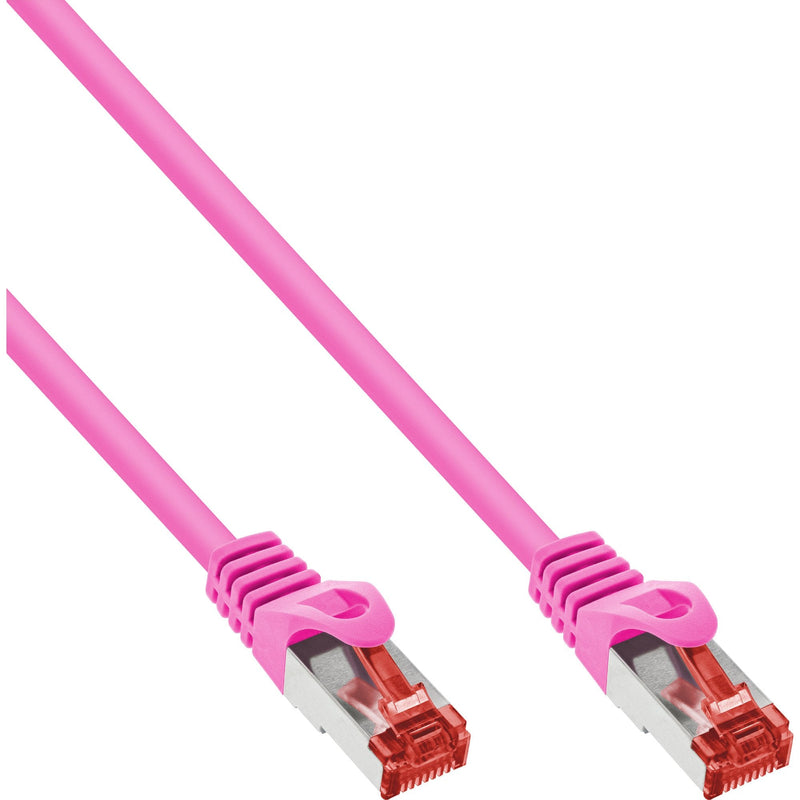 Inline Network Cable S/FTP Pimf CAT.6 250MHZ Pvc Cobre Pink 7,5M