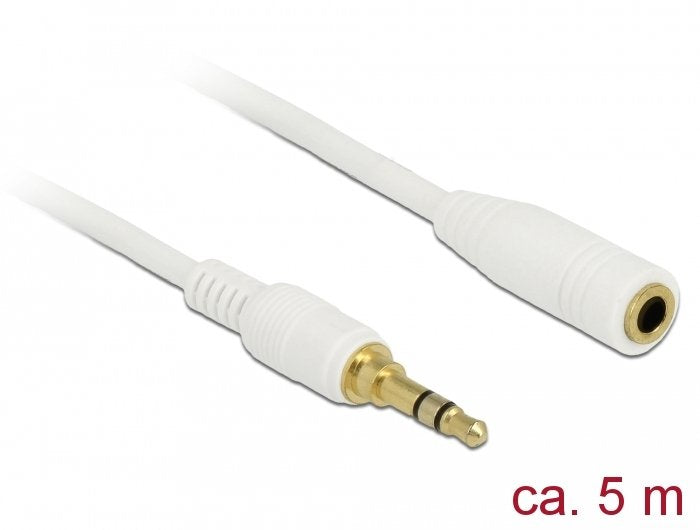 Delock 85591 Cable Audio 5M 3,5MM White