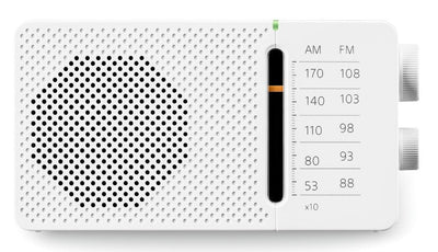 Sangean SR-36 White Radio Fm/Am Speaker Integrado Antenna Telescópica Output Headphones — image 1