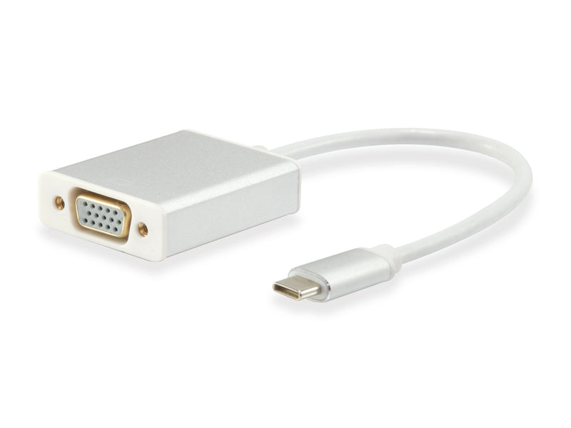 Equip Adapter USB-C a VGA M/H White 133451