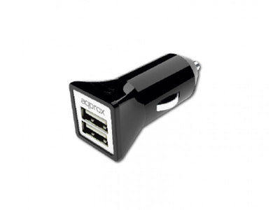 Approx Car Charger APPUSBCAR31B 2x USB Black — image 1