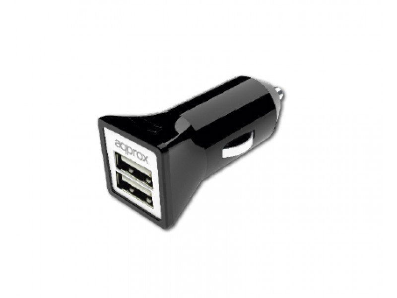 Approx Car Charger APPUSBCAR31B 2x USB Black