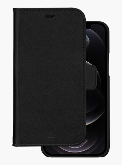 DBRAMANTE1928 Stockholm Case With Cover Phone Mobile Phone Poliuretano (pu) Plastic Black Apple Iphone 12 Pro