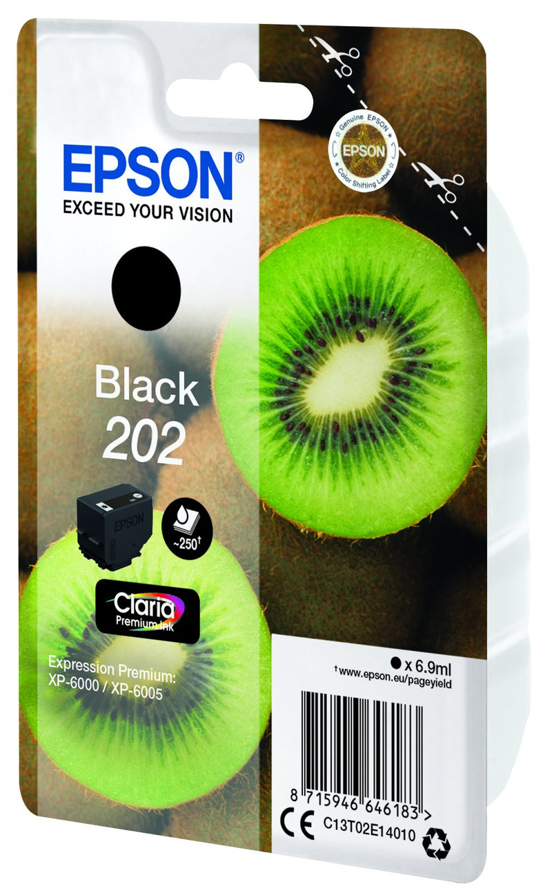 Epson Genuine Ink 202 Black Epson 202 Black 400 Paginas/C13T02E14010 C13T02E14010