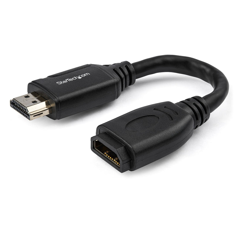 StarTech.com Cable 15CM Extensión Alargador HDMI 2.0 High Speed Extensor Ports 4K 60HZ Cable Alargador H
