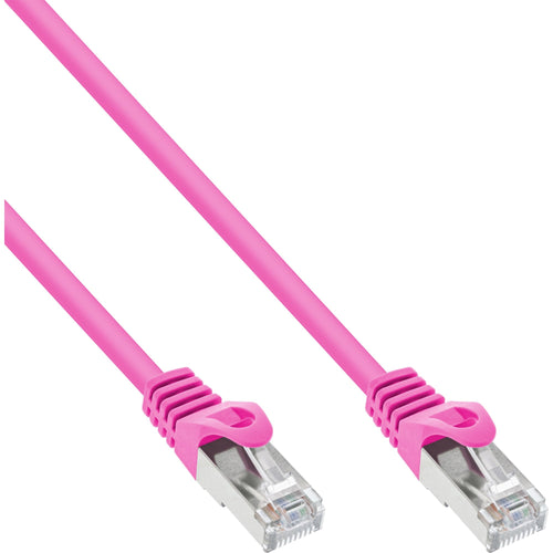 Inline Network Cable Sf/UTP CAT.5E Pink 15M — image 1