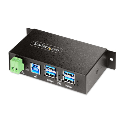 StarTech.com Hub USB Industrial 4 Ports Gestionado Box Of Metal Hub 3 X USB 3.2 Gen 2 + 1 X USB 3.2 1ª Gen. As — image 1