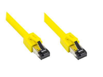Good Connections Rns® Network Cable CAT.8.1, S FTP, Pimf, Halogenfrei (lszh), 2000MHZ, 40GBIT S, Yellow 10M, ® — image 1