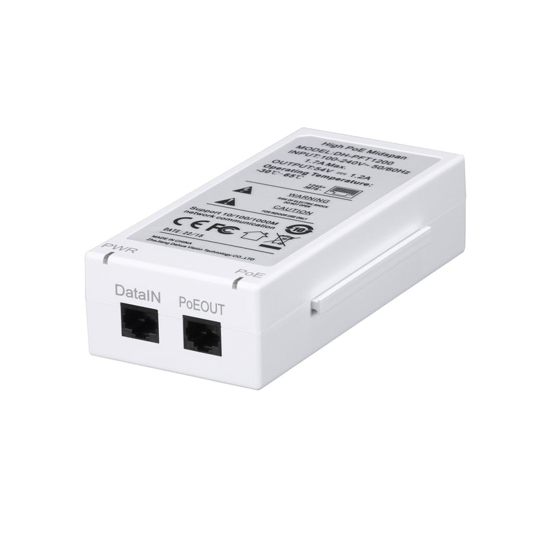 Dahua PFT1200 Injector Highpoe 1 Port 802.3AT 60W Max. 10-100-1000MBIT
