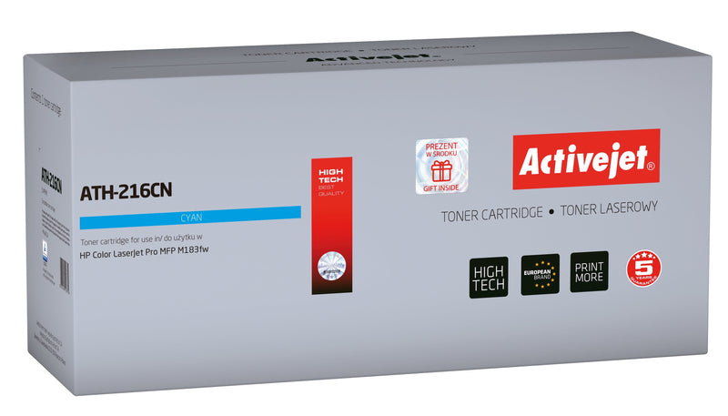 Activejet Cartridge Toner ATH-216CN Printers HP, Spare Part HP 216A W2411A Supreme 850 Páginas Blue With Chip