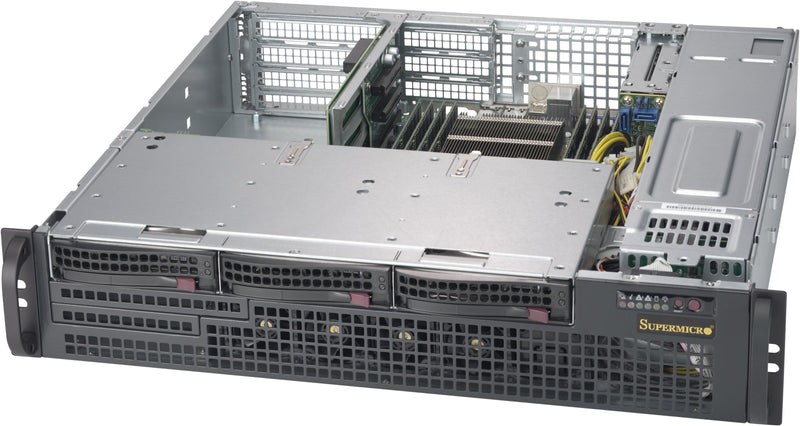 Supermicro CSE-825MBTQC-R802WB Housing Computer Shelf Black 800W