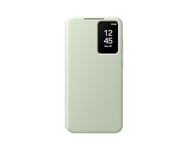 Samsung Case Smart View Wallet Galaxy S24 + Light Green