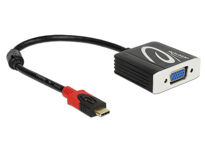 Delock Adapter USB Type-c Male VGA Female (dp Alt Mode)