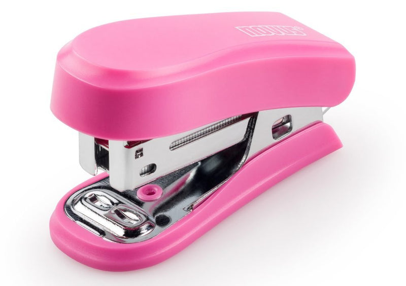 Novus Mini Stapler Compacta - Up To 12 Hojas - Grapado Cerrado And Abierto - Includes 320 Staples - Colour Pin