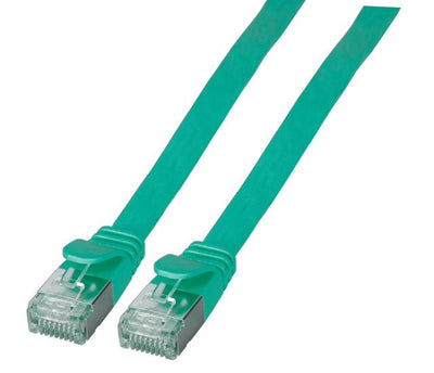 Cable Efb RJ45 Flach Network U FTP, CAT.6A, Pvc, 5M, Green — image 1