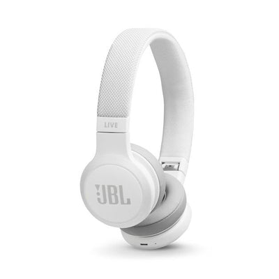 Jbl Headphones Bluetooth Live 400BT White 32 Ohm Tecnología Talkthru Compatible Google/Amazon Alexa Battery Re — image 1