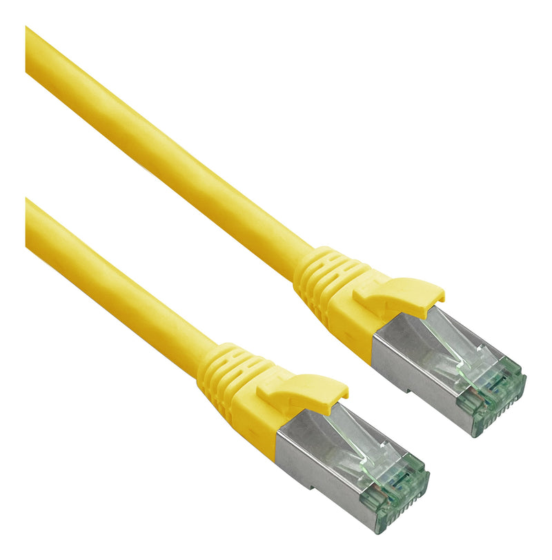 Helos Grs Certificado CAT.6A Network Cable With CAT.7 Rohkabel Tpe Yellow 30,0M