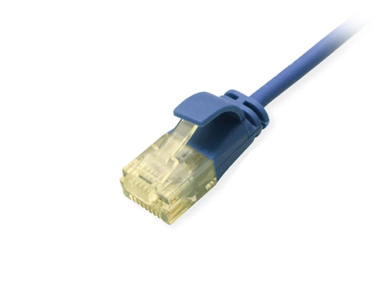 Equip Network Cable CAT.6A Slim U UTP 2x RJ45 1.50M Blue Lszh