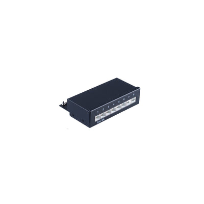 S-impuls DESKTOP-RJ45-PATCHPANEL, 8-PORT, CAT.6A STP, Sw — image 1