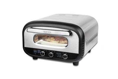 Pizza Unl Volla Horno Alfredo Steel Inoxidable/Black 1.700 Watts Pizzas Up To Aprox. Ø 30CM 68806 — image 1