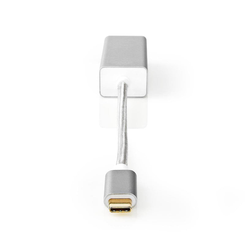 Nedis Usb-adapter USB 3.2 Gen 1 Usb-c™ Connector Male - RJ45 Connector Female 1Gbps, 0.20M, Round Chapado Oro,
