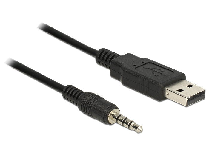 Delock 83778 Convertidor USB 2.0 Tipo-a Male a Serial Ttl Connector Stereo 4 Pines 3,5MM 1,8M (5V)