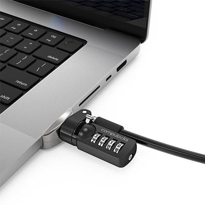 Compulocks Ledge Lock Adapter For Macbook Pro 16 M1 M2 & M3 With Combination Cable Lock Adapter Bloqueo Slot S — image 1