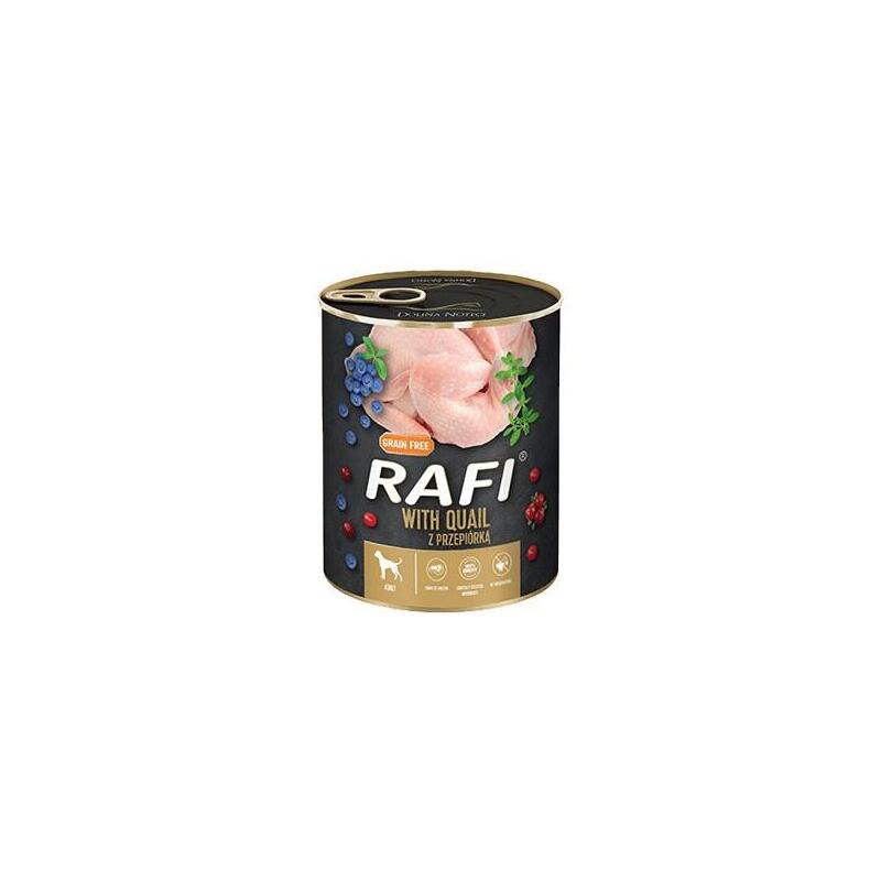 Dolina Noteci Rafi Comida Húmeda Perros With Codorniz, Arándanos And Arándanos Rojos - 800G