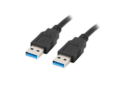 Lanberg USB Cable -a M/M 3.0 0.5M Black — image 1