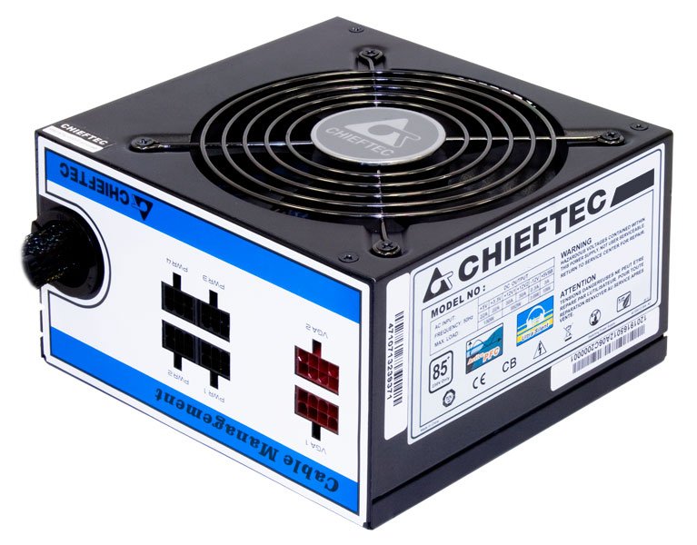 Chieftec Power Supply CTG-550C 550W 20 + 4 Pin ATX Black