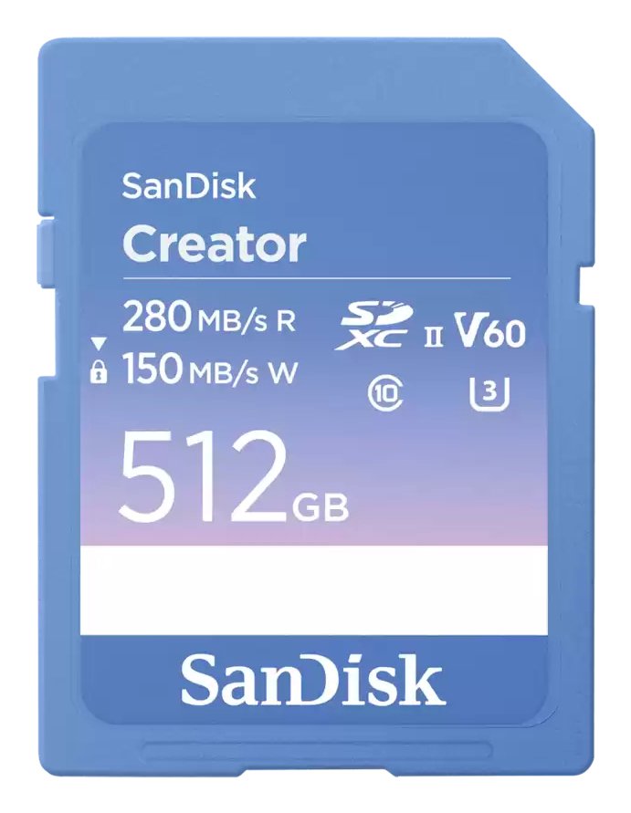 SanDisk Card Creator SD Uhs-ii 512GB