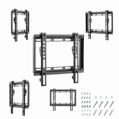 Gembird WM-42F-04 Stand TV 106,7CM (23-42) Black — image 1
