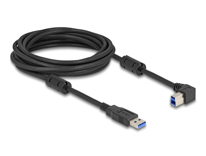 Delock USB 5Gbps Cable Type a Connector Male a Type B Connector Male 90° Derecha Angulado 5M