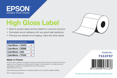 Epson Label High Gloss Label Printer Self-adhesive — image 1