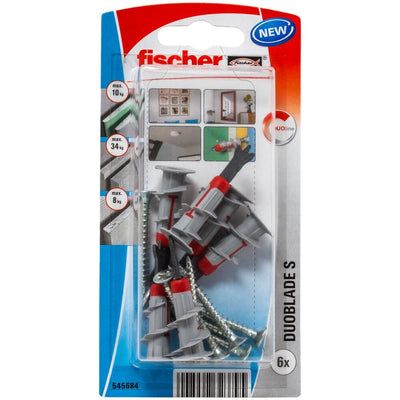 Fischer Blister 6 Unid. Taco Duoblade S + Screw 545684 — image 1