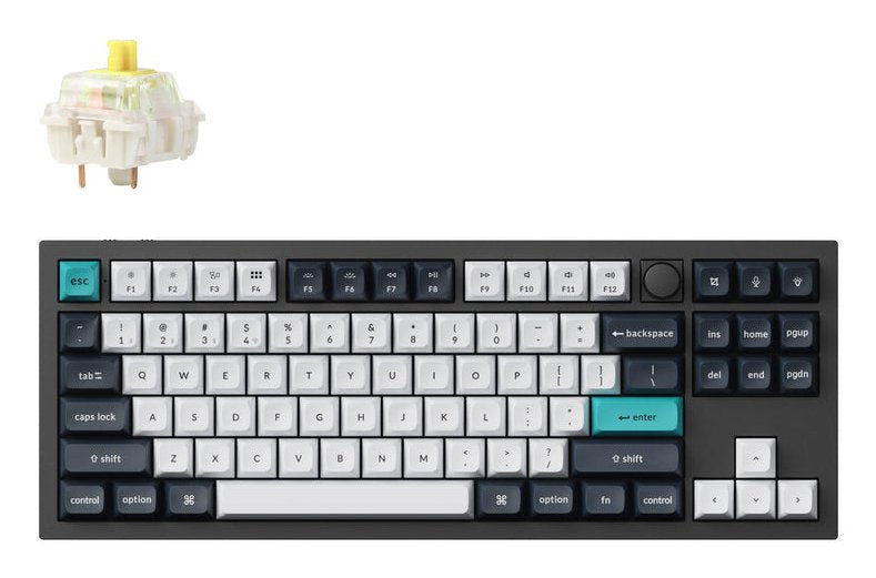 Keychron Q3 Max. 80% Tkl Banana Switch Carbon Black