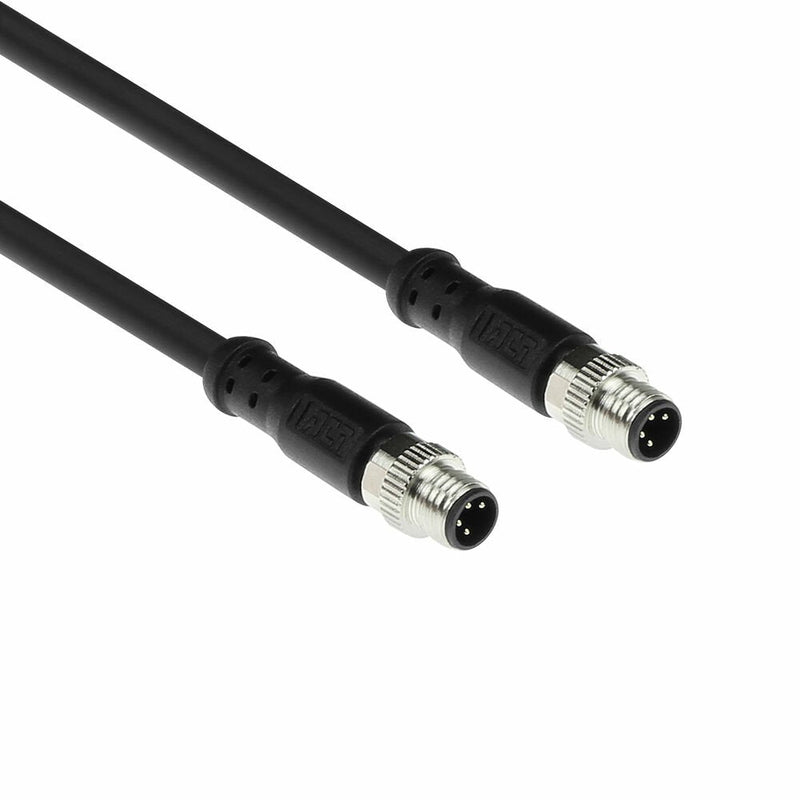 Industrial 1.50 Meters Sensor Cable M8A 4-PIN Male To M8A 4-PIN Male, Ultraflex Xtreme Tpe Cable Shielded
