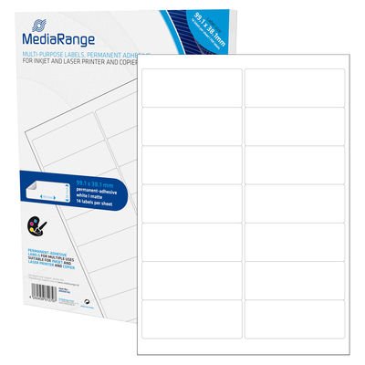 Mediarange MRINK146 Label Self-adhesive White Permanente 700 Pieces